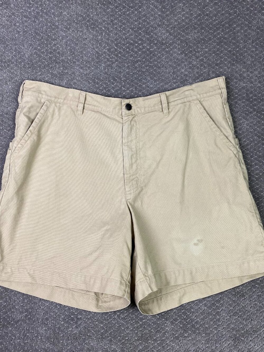 Vintage 90s Patagonia Stand Up Shorts Mens 40 Khaki Tan Canvas Work Wear Hiking